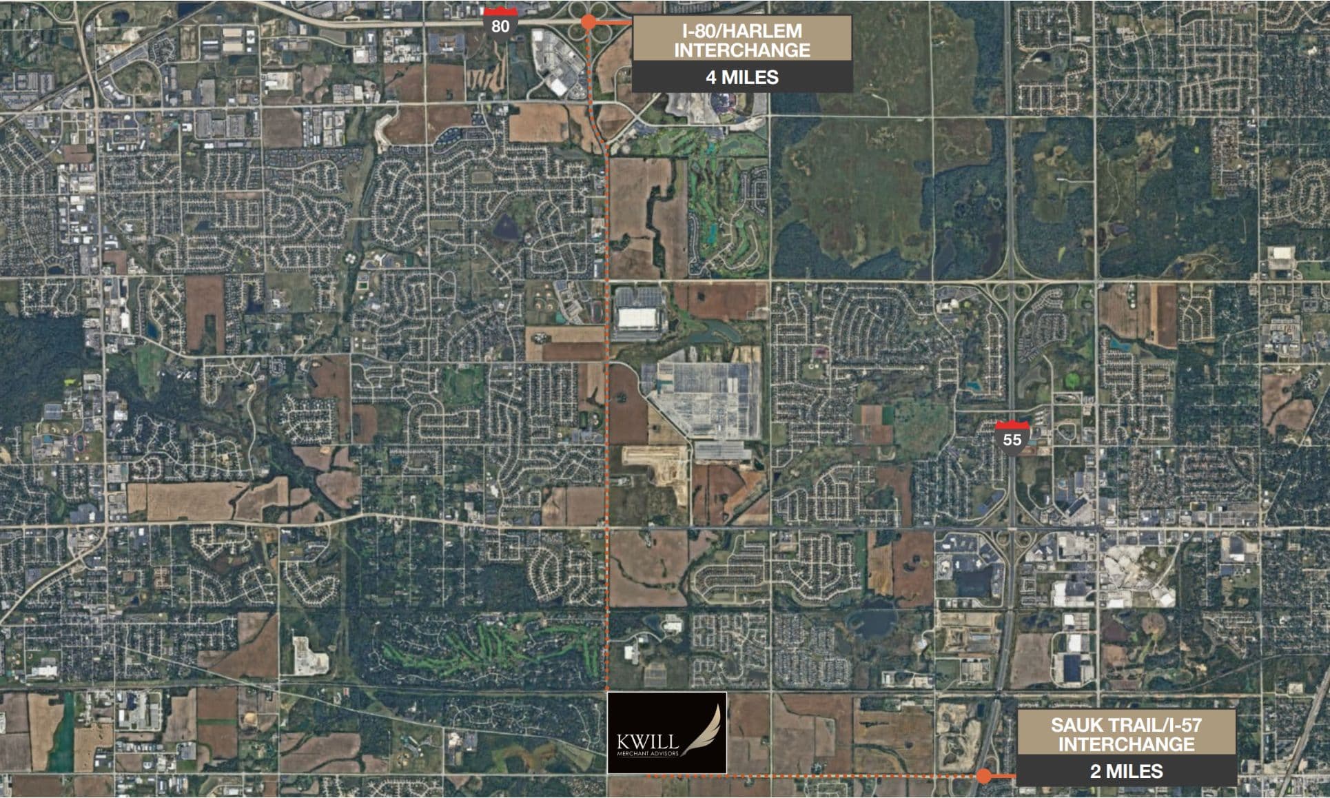 Sauk Trail & S Harlem Ave (225 Acres)